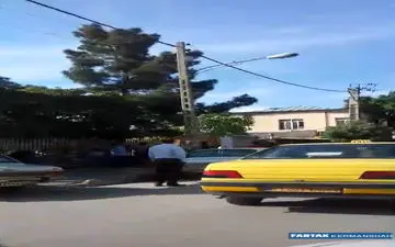 دعوای دلار فروشان خیابان گمرک کرمانشاه بخاطر دلار + فیلم