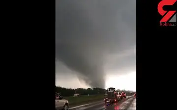 گردباد مرگ تگزاس را درنوردید+ فیلم 