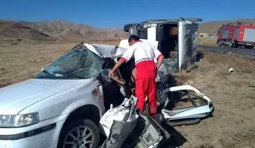 حادثه رانندگی دلخراش در خراسان شمالی؛ ۸ نفر راهی بیمارستان شدند