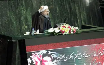 اتحاد مجلس و دولت از نظر روحانی + فیلم