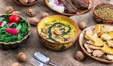 طرز تهیه  اشکنه بادمجان و گوجه با کشک !
