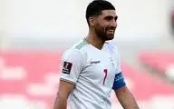 برخورد غیرطبیعی جهانبخش و بازیکن رقیب/ خنده بازیکن قرقیزستان با تماشای صحنه غیرمنتظره