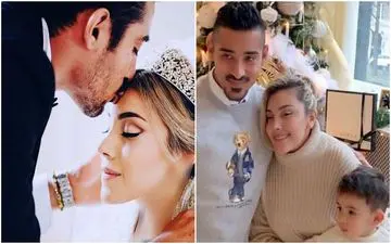 جشن تولد لاکچری و خاص پسر قوچان نژاد و سروین بیات + تصاویر