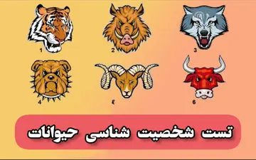 شخصیت شناسی| کدام حیوان را بیشتر دوست داری؟