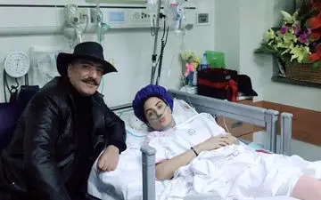 تیپ عجیب امیر جعفری در ملاقات با الناز شاکردوست