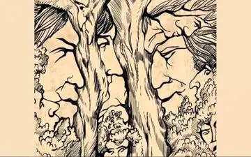 در عرض16 ثانیه بگو چند چهره در تصویر می بینید؟ IQ خودت رو بسنج!