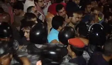 درگیری پلیس اردن با تظاهرکنندگان + فیلم