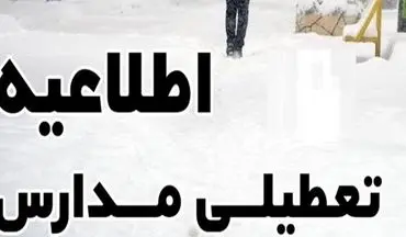 بارش برف مدارس استان مرکزی را به تعطیلی کشاند