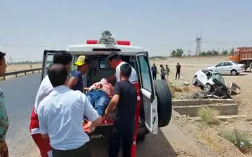 حادثه جاده‌ای در پاکدشت یک کشته و ۴ مصدوم برجای گذاشت