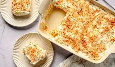 طرز تهیه دسر برفی نارگیلی؛ شیرینی ساده و خوشمزه مخصوص شب یلدا