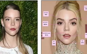 راز زیبایی آناتیلور فاش شد! علم ثابت کرد او زیباترین زن دنیاست!
