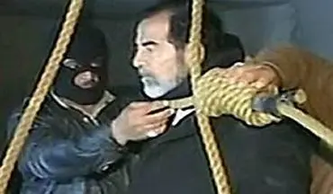 لحظاتی پس از اعدام صدام + فیلم 