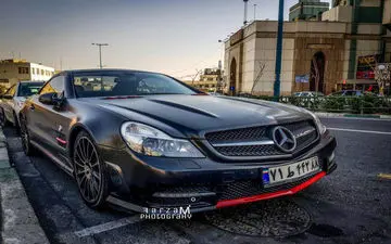 مرسدس بنز چرمی در تهران! +عکس