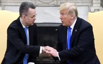 دیدار ترامپ با کشیش آمریکایی آزاد شده از ترکیه