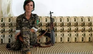 داعشی ها از این زن کرد وحشت دارند! +عکس