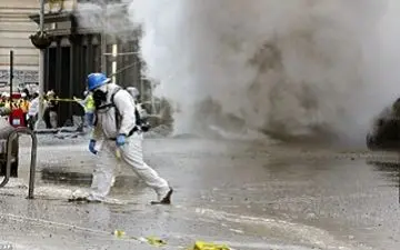  دود غلیظ حاوی گازهای مضر در نیویورک+فیلم