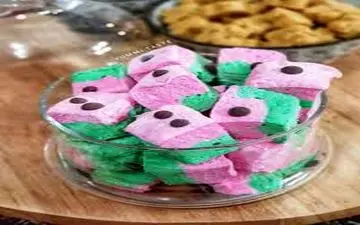 دسر بامزه و خوشگل | طرز تهیه مارشمالو ژله ای