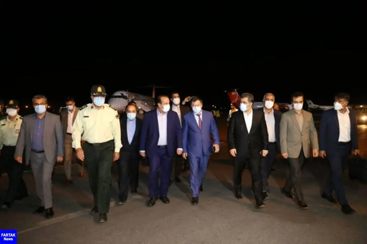 وزیر کشور تاجیکستان وارد شیراز شد