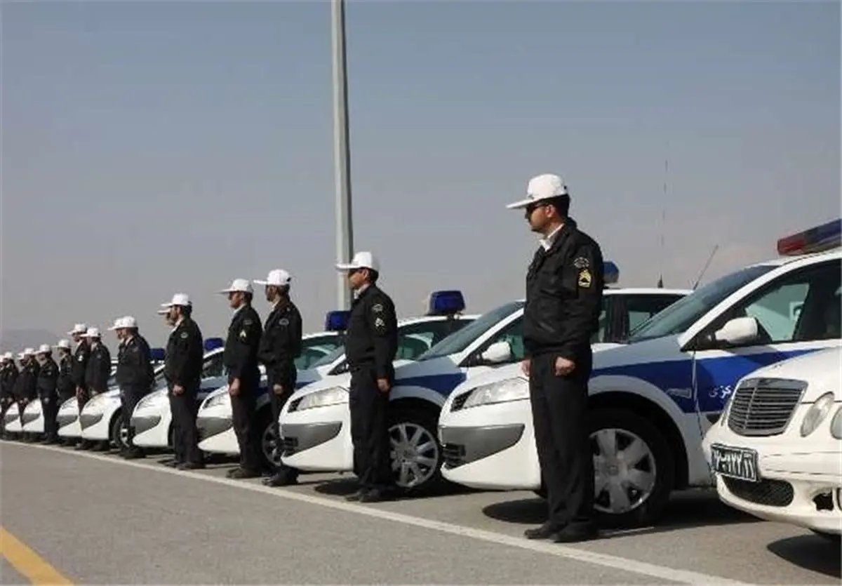 فعالیت 133 گشت راهور برای کنترل ترافیک شهرهای کرمانشاه در ایام اربعین