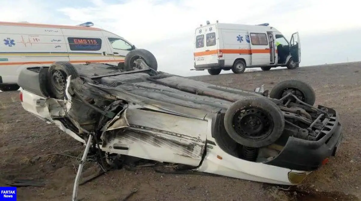 تصادف در جاده بافق - بهاباد یک کشته و چهار زخمی برجا گذاشت
