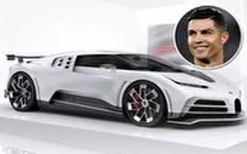 خودرو فوق لاکچری رونالدو + تصاویر 