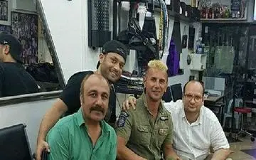 تیپ و ظاهر عجیب امین حیایی در فیلم جدید کاهانی/عکس
