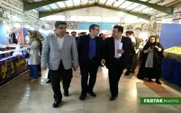 اختصاصی/ بازدید دکتر هدایت حاتمی و محسن دارابی از نمایشگاه ضیافت