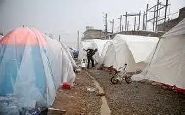 عکس/ آرایشگاه زنانه در مناطق زلزله‌زده