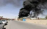 آتش سوزی یک واحد تصفیه روغن در بوئین زهرا