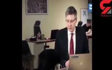 فیلم لحظه ورود گربه به برنامه زنده شهردار+فیلم