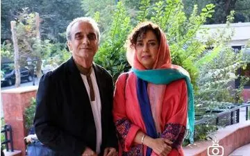 تیپ و ظاهر همایون ارشادی و همسرش در یک مراسم (عکس)