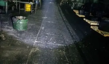 مهار آتش سوزی در شهرک صنعتی بروجرد 