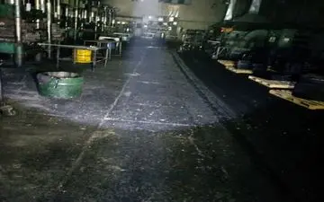 مهار آتش سوزی در شهرک صنعتی بروجرد 