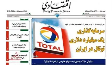 روزنامه های اقتصادی چهارشنبه ۳۱ خرداد ۹۶