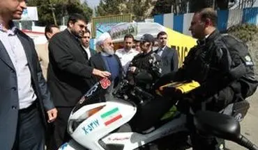 بازدید سرزده روحانی از ایستگاه اورژانس چیتگر