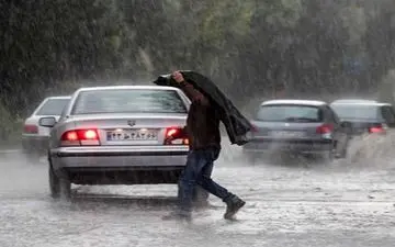 باران و باد شدید ۱۵ اسفند در پایتخت‌/اختلاف دمای ۴۰ درجه‌ای ۲ شهر کشور‌