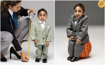 ویدیو/ آواز خوانی جالب کوچک‌ترین مرد ایران