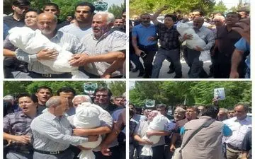 دلخراش ترین تشییع فرشته کوچکی که تاب زمینی بودن نداشت/عکس