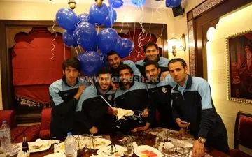 ضیافت شام آبی‌ها در اردوی دبی برای ریکاوری