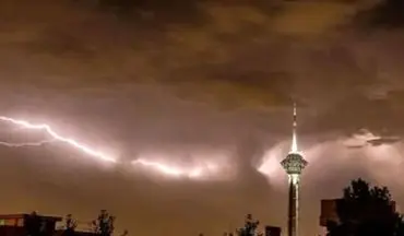 مصدومیت 6 زن و مرد تهرانی در طوفان شب گذشته