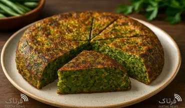 طرز تهیه کوکوی لوبیاسبز؛ غذایی ساده، خوش‌عطر و سالم برای همه سلیقه‌ها