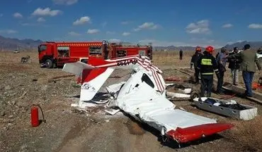 سقوط هواپیمای آموزشی منجر به کشته شدن دو نفر در کاشمر شد