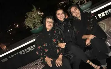 تیپ رویا تیموریان و دخترانش در ماه محرم