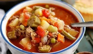 سوپ بامیه: طرز تهیه ساده و خوشمزه خانگی