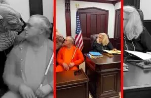 ترفند هوشمندانه قاضی؛ ادعای نابینایی مجرم در چند ثانیه لو رفت + ویدئو