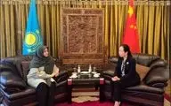 دیپلمات‌های ایران و چین در آلماتی دیدار کردند