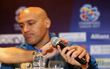 سوال جالب منصوریان از خبرنگار عربستانی و عکس یادگاری با فراری