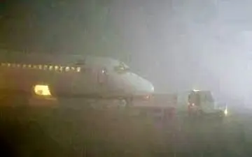 کاهش دید پروازهای ورودی و خروجی فرودگاه هاشمی نژاد مشهد را لغو کرد