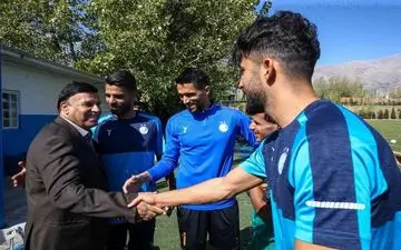 حضور مظلومی در تمرین استقلال + عکس 