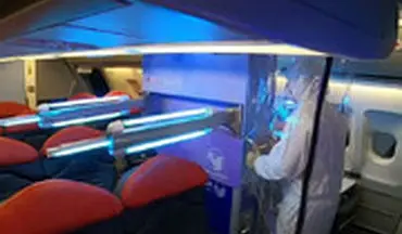  ضدعفونی کردن هواپیما با اشعه UV در ایران